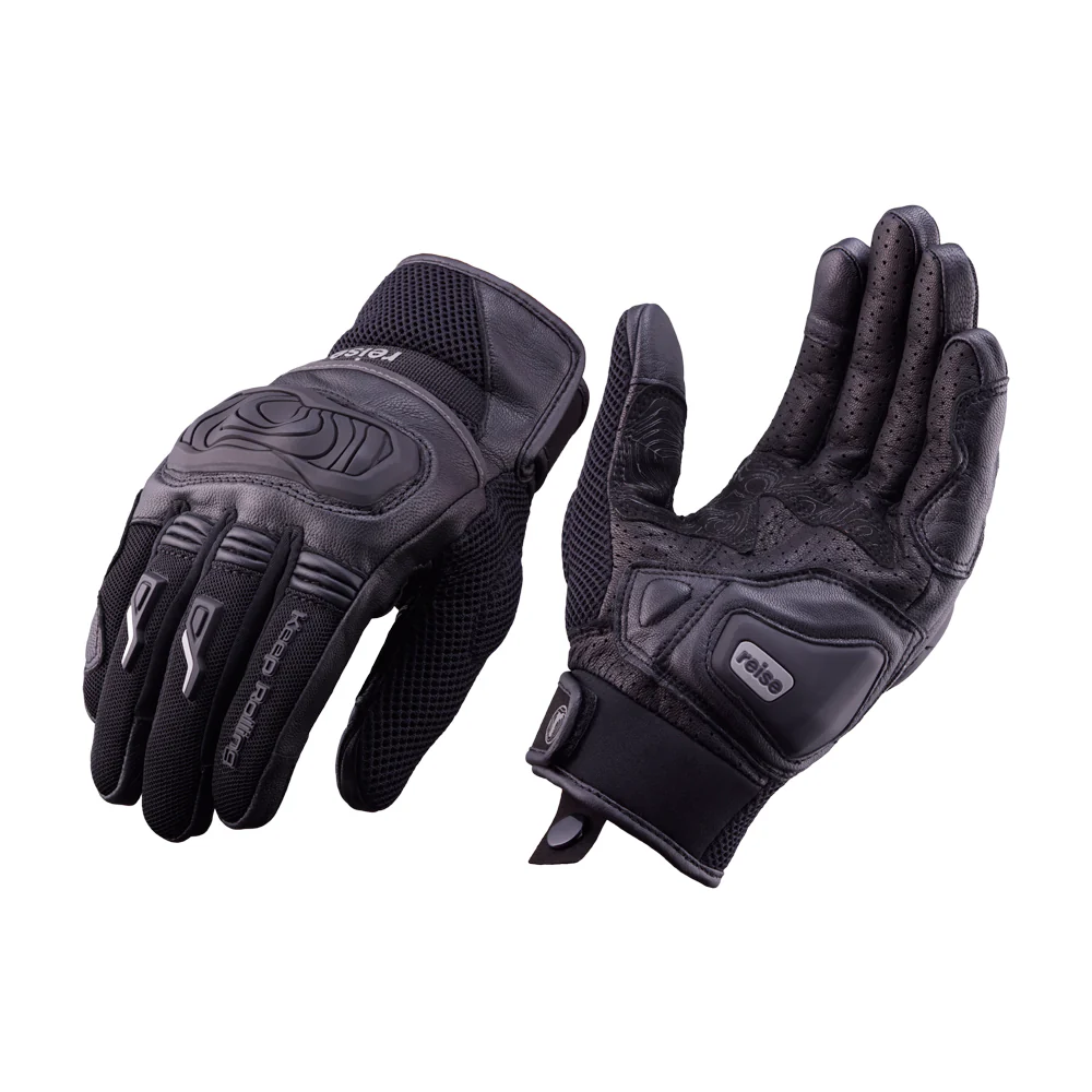 Austra - Urban Motorcycle Riding Gloves (Black)