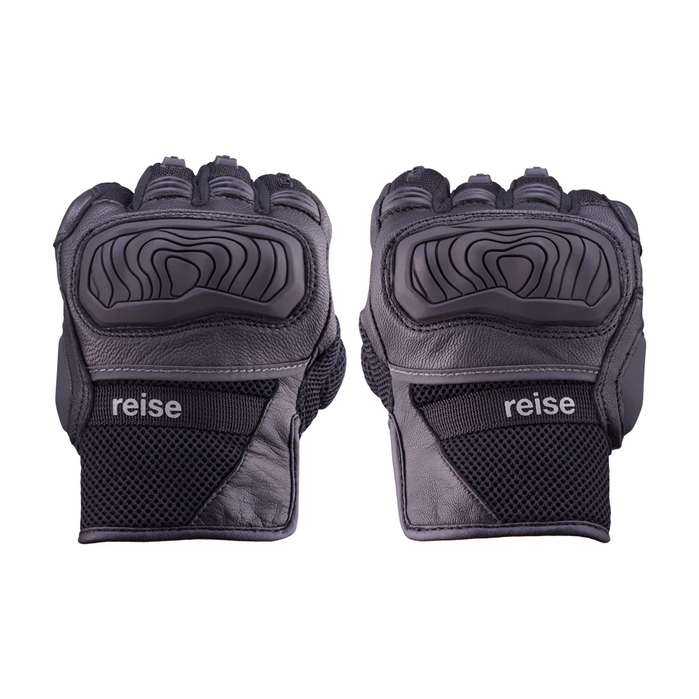 Austra - Urban Motorcycle Riding Gloves (Black) - Image 3