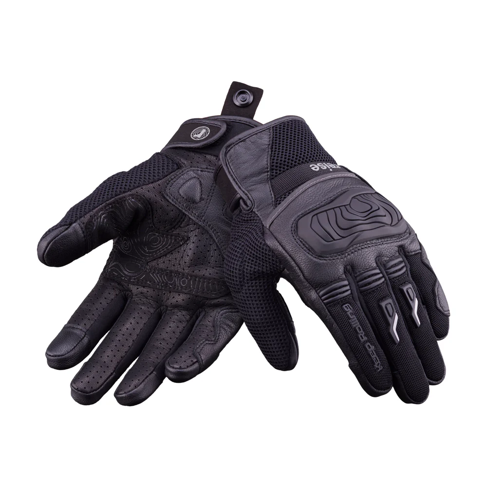 Austra - Urban Motorcycle Riding Gloves (Black) - Image 9