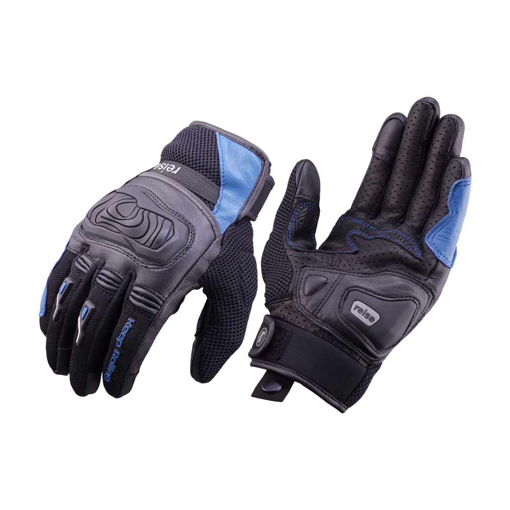 Austra - Urban Motorcycle Riding Gloves (Blue)