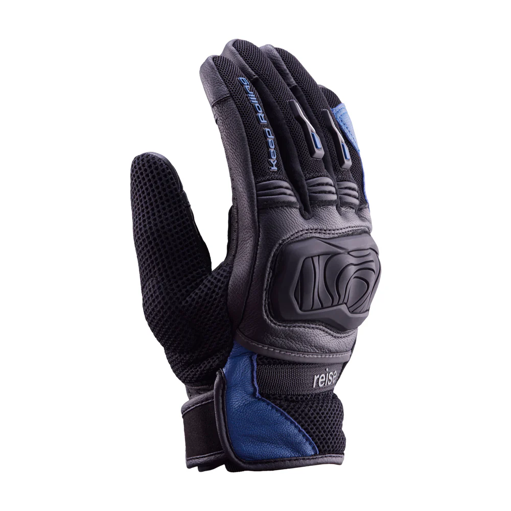 Austra - Urban Motorcycle Riding Gloves (Blue) - Image 6