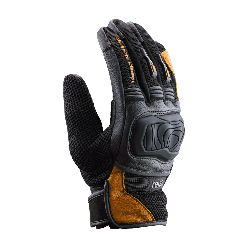 Austra - Urban Motorcycle Riding Gloves (Orange) - Image 6
