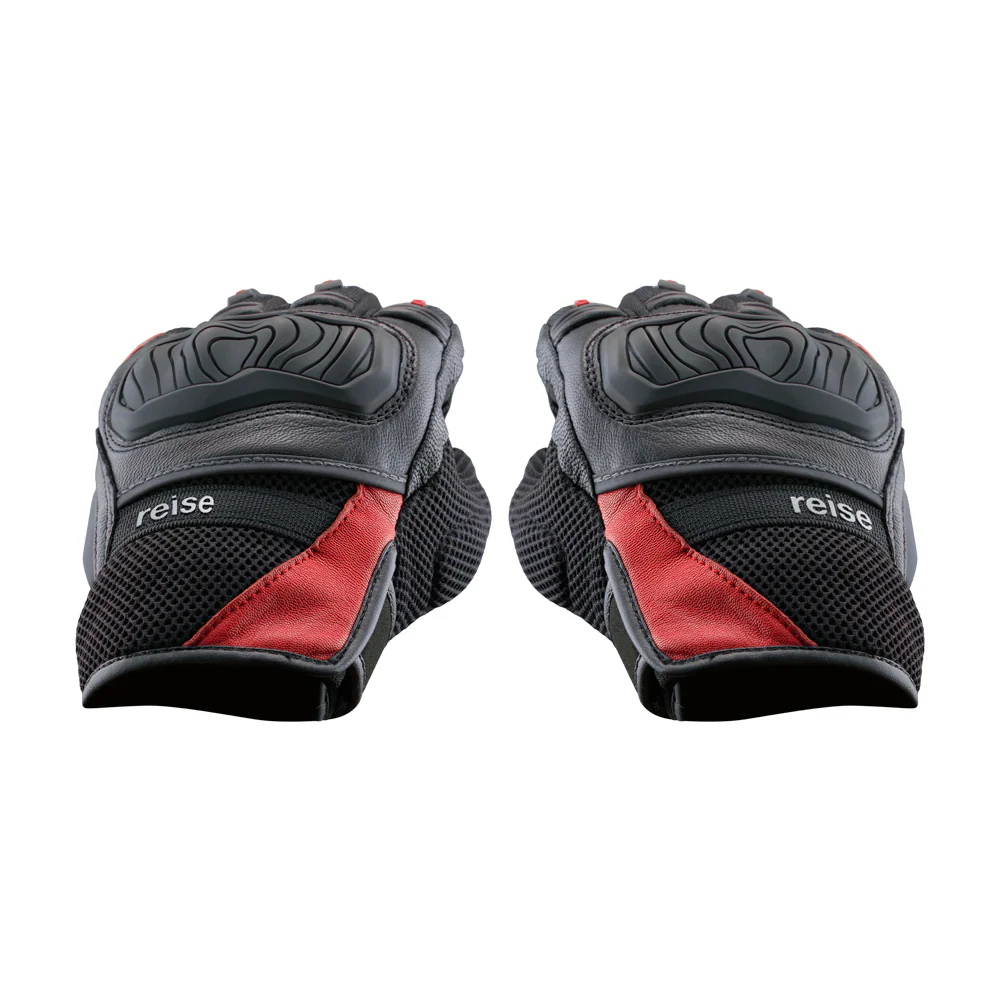Austra - Urban Motorcycle Riding Gloves (Red) - Image 3
