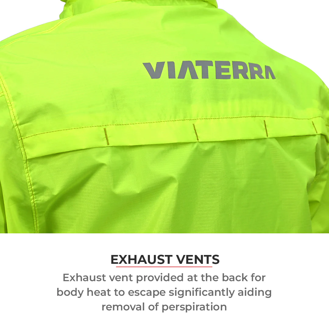 B100 Rain Jacket - Green - Image 10