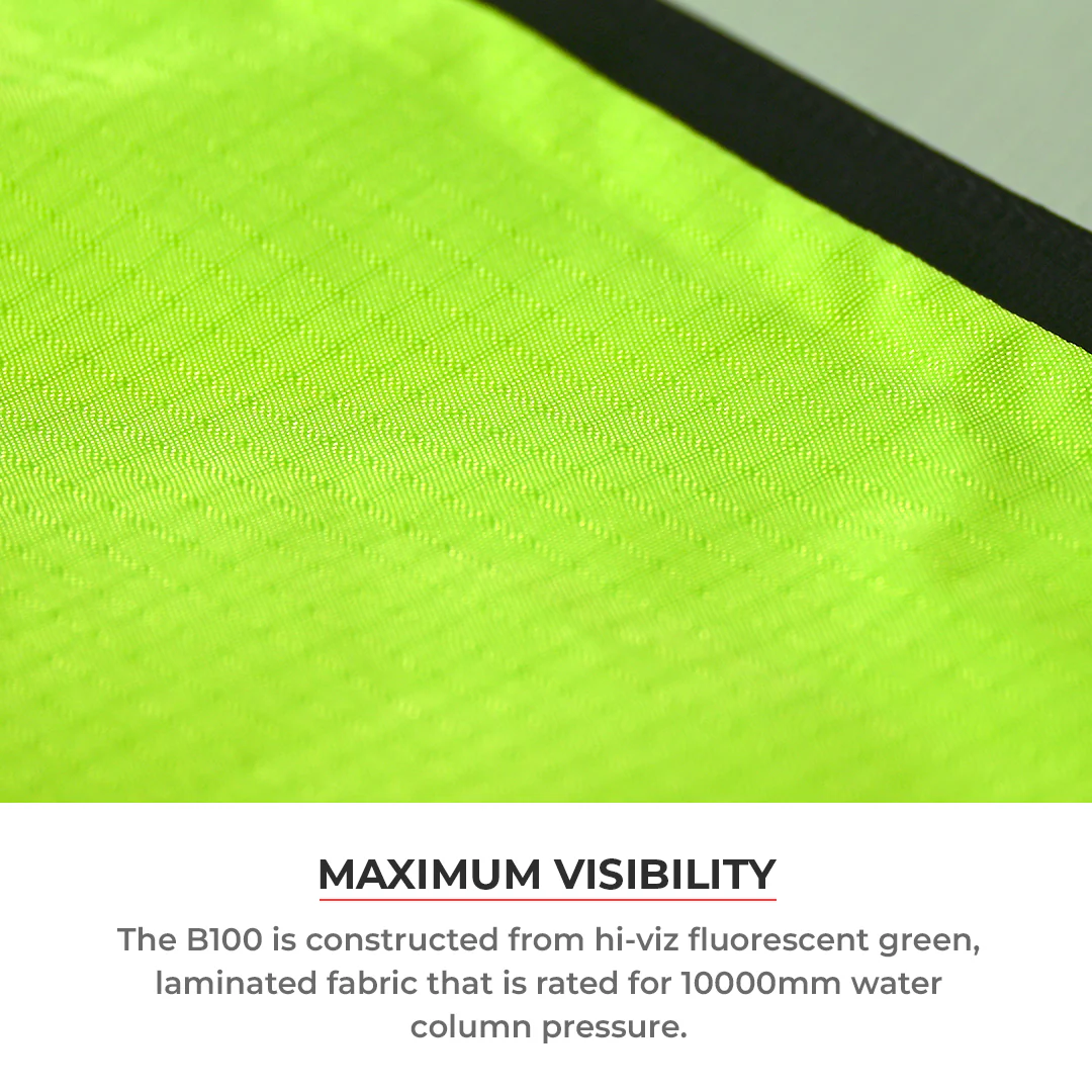 B100 Rain Jacket - Green - Image 3