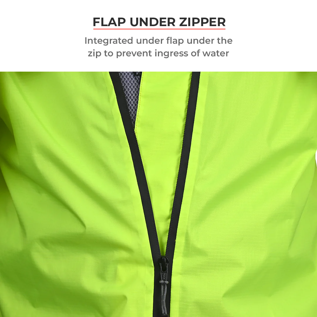 B100 Rain Jacket - Green - Image 5