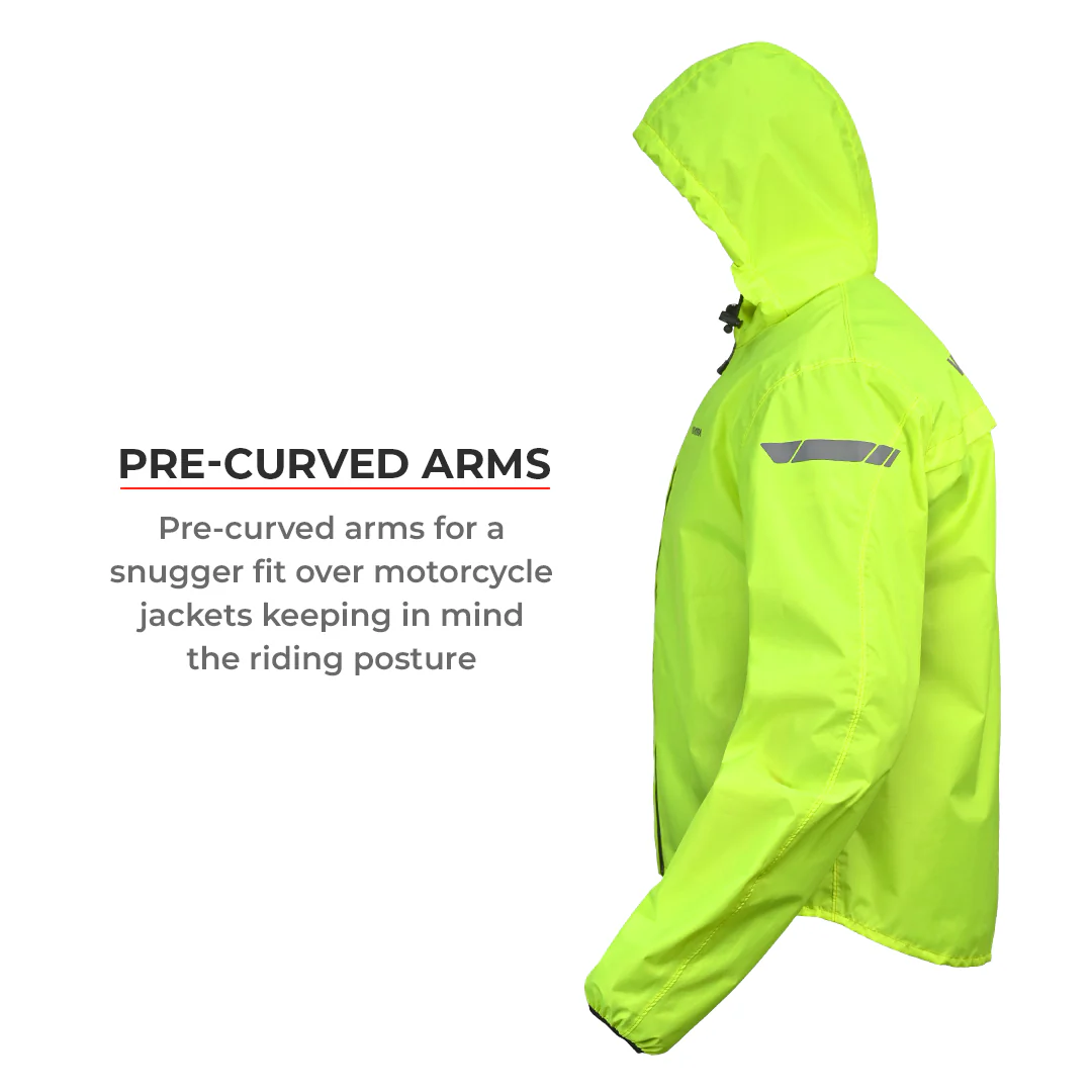 B100 Rain Jacket - Green - Image 6
