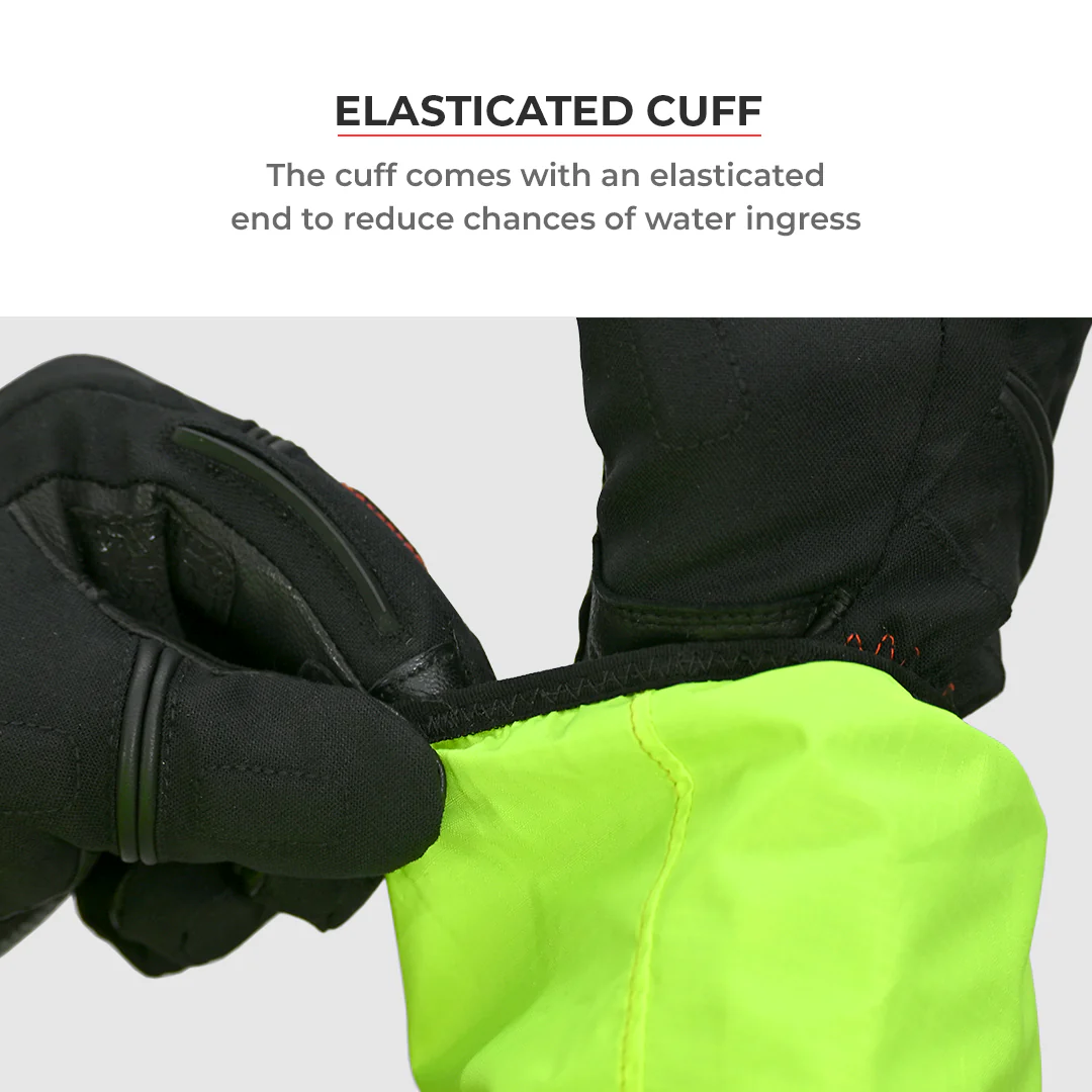B100 Rain Jacket - Green - Image 7
