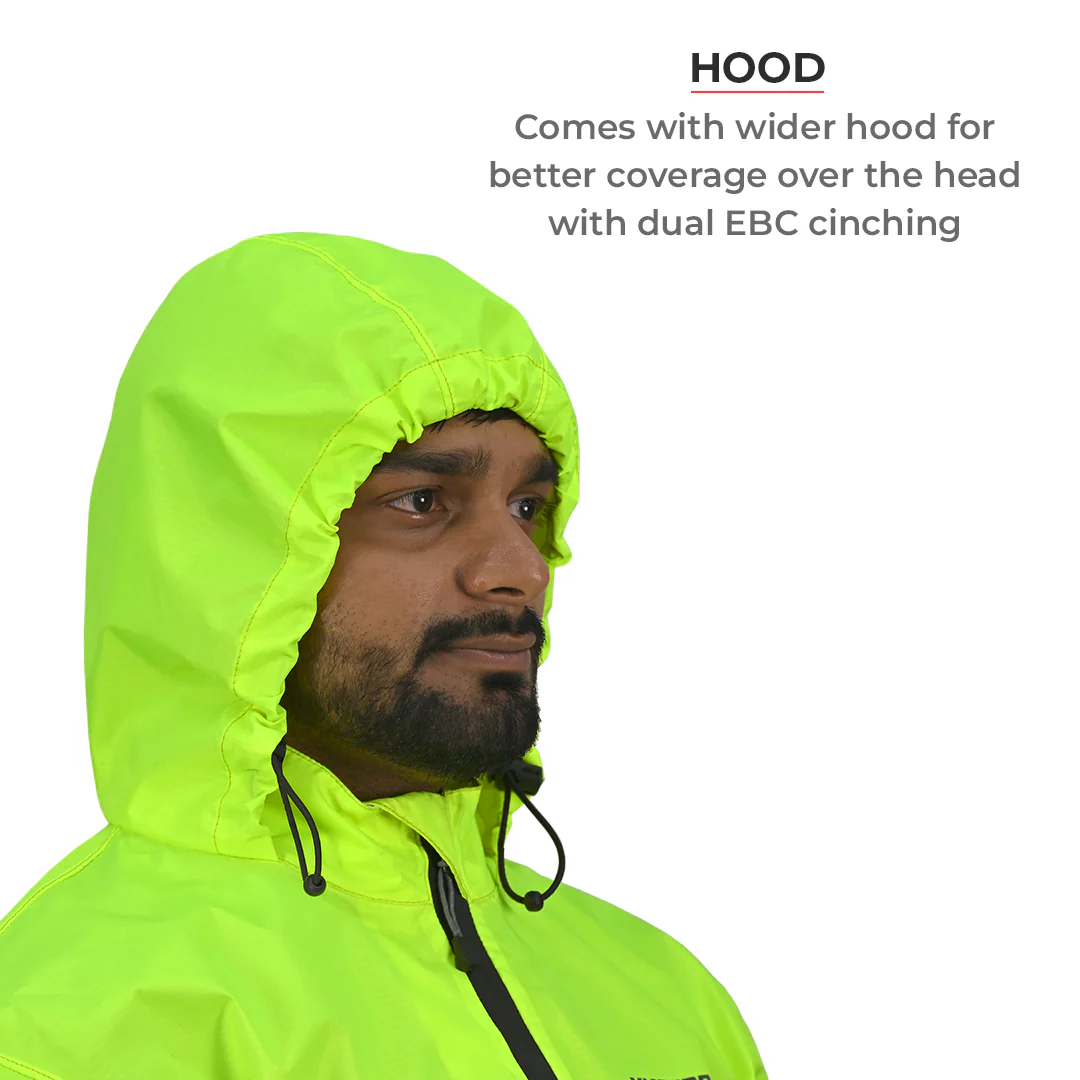 B100 Rain Jacket - Green - Image 8