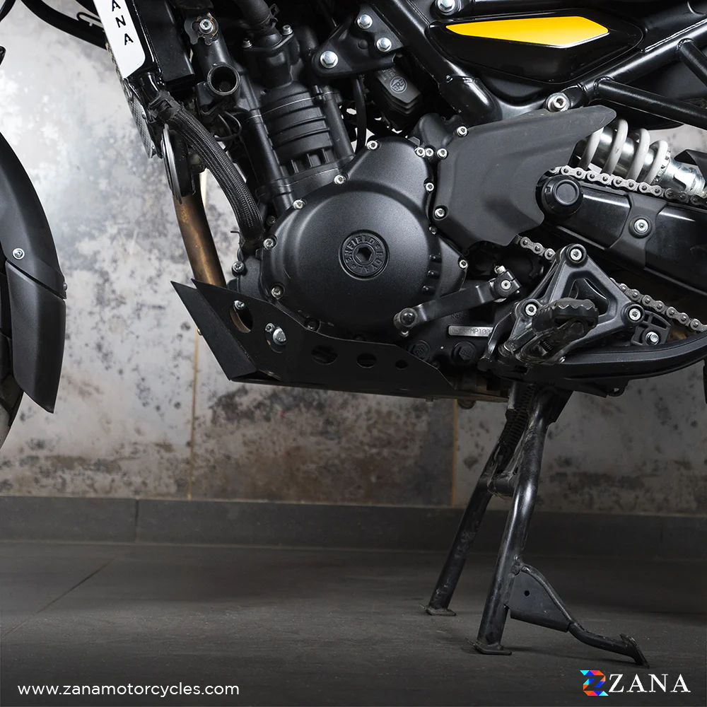 BASH PLATE BLACK FOR HIMALAYAN 452 - Image 2
