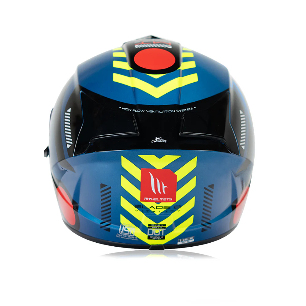 Blade 2 Sv Vitality D7 - Motorcycle Riding Helmet (Gloss) - Image 4