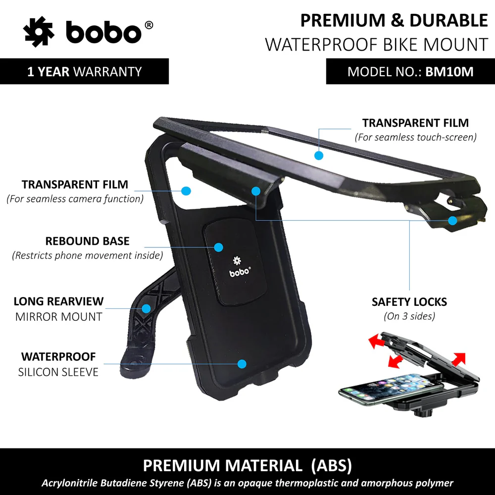 BM10M - Waterproof Mirror (No Charger) - Image 3