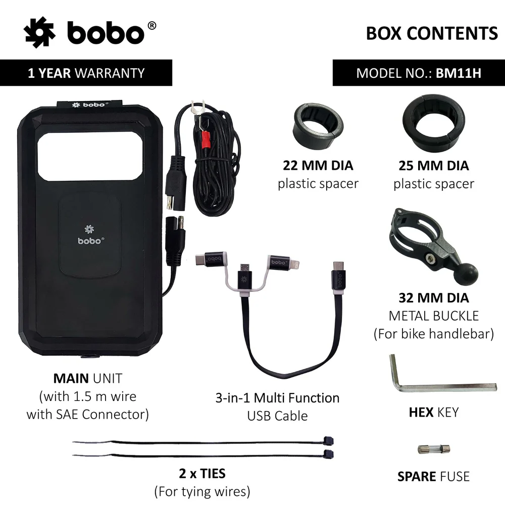 BM11H - Waterproof Handlebar (With Charger) - Image 5