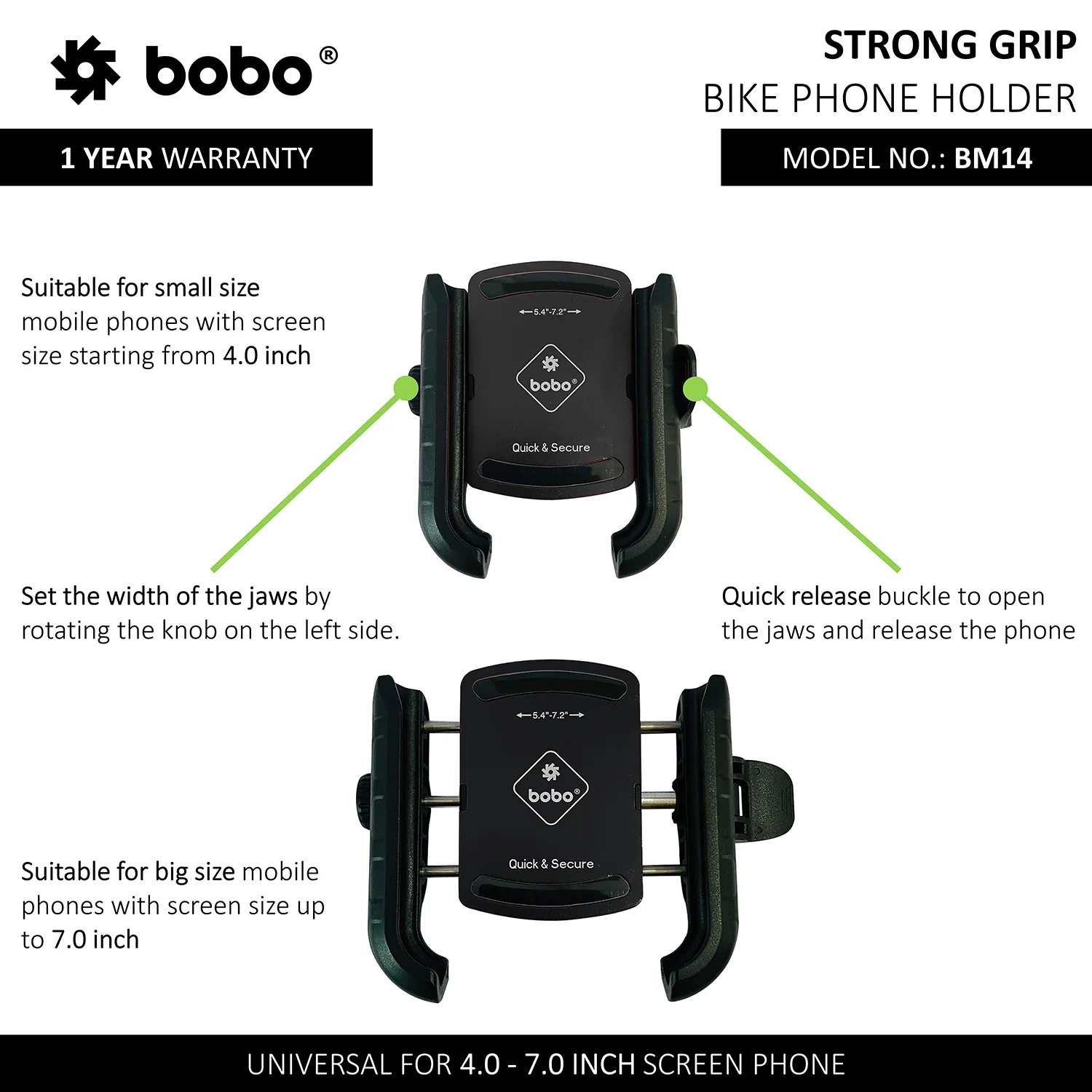 BM14 - Quick Release Enhanced BM4 (No Charger) - Image 6