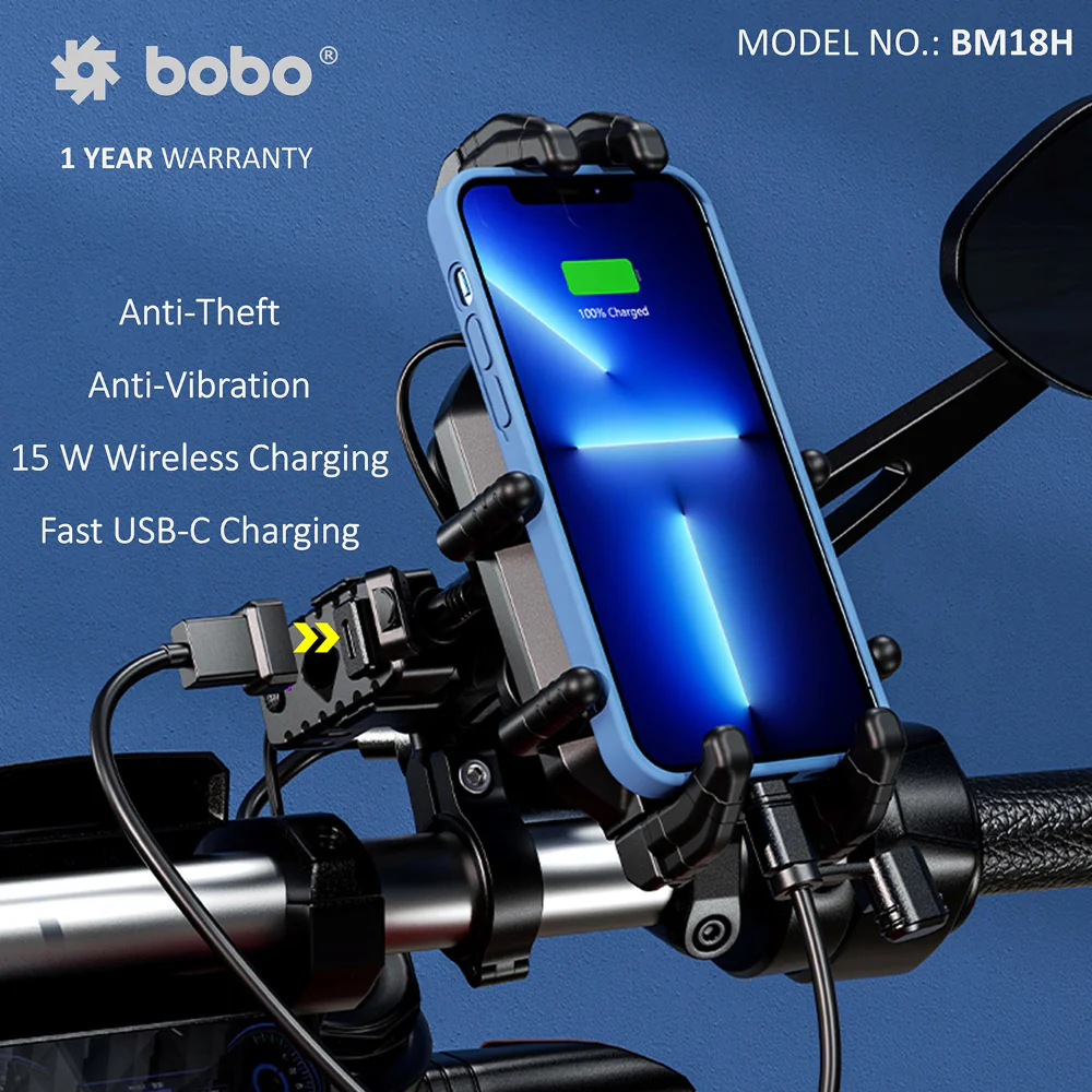 BM18H - Anti-Vibration (Wireless + USB-C Charger) - Image 3