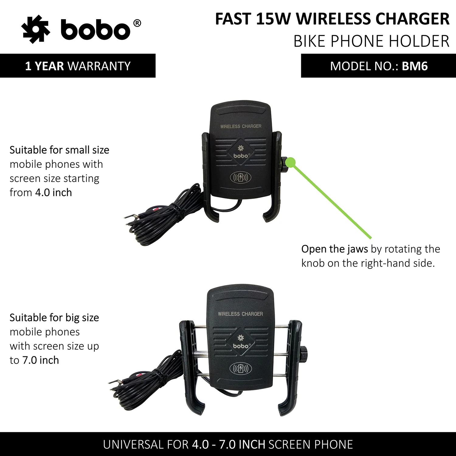 BM6 - Fast 15W Wireless Charger - Image 5