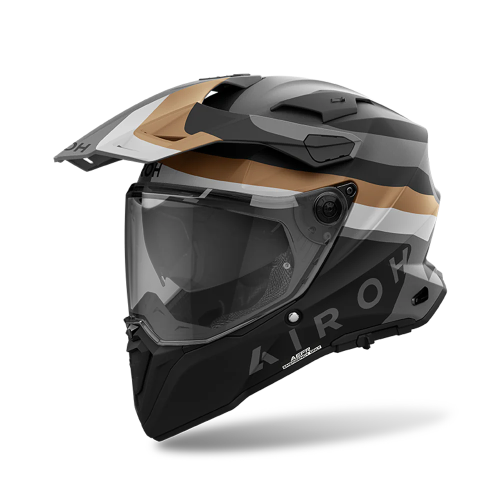 Commander 2 Doom - Motorcycle Riding Helmet (Matt Gold)