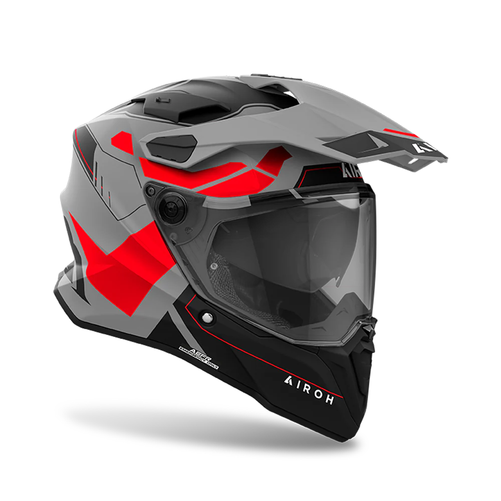 Commander 2 Reveal - Motorcycle Riding Helmet (Matt Red Fluo) - Image 2