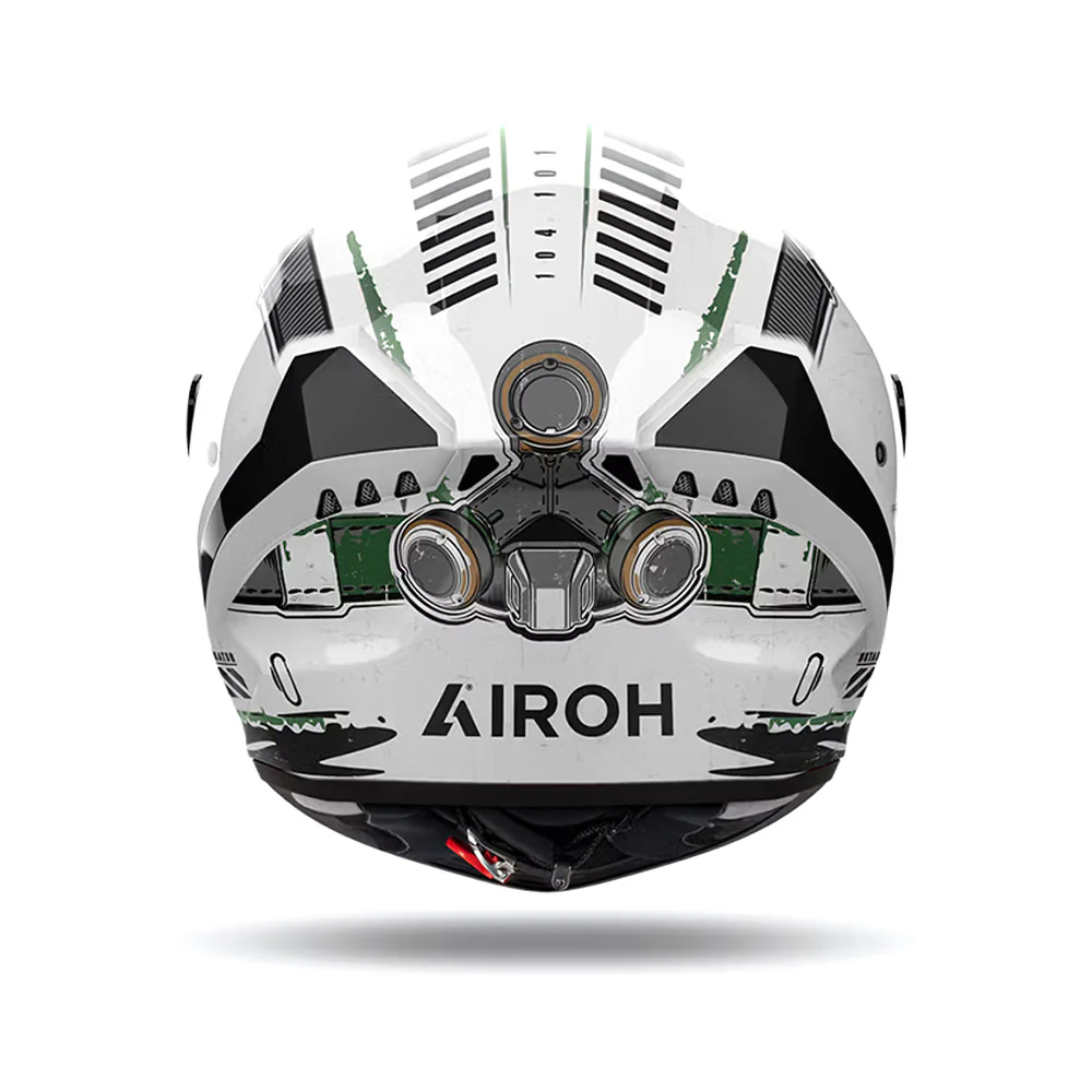 Connor Alligator - Motorcycle Riding Helmet (Gloss) - Image 3