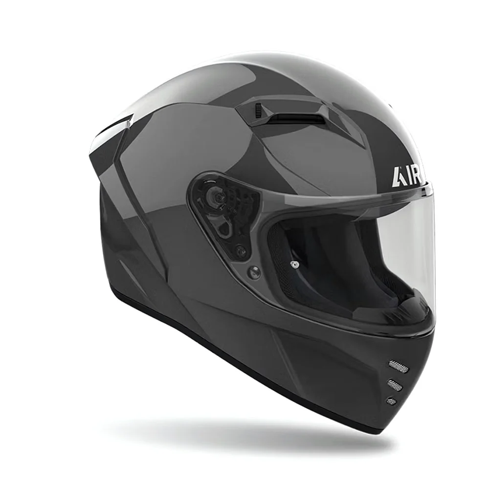 Connor - Motorcycle Riding Helmet (Gloss Anthracite) - Image 2