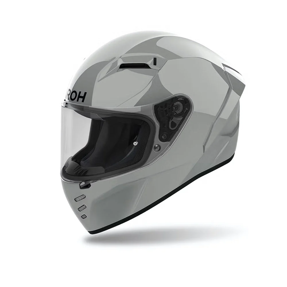 Connor - Motorcycle Riding Helmet (Gloss Cement Grey)