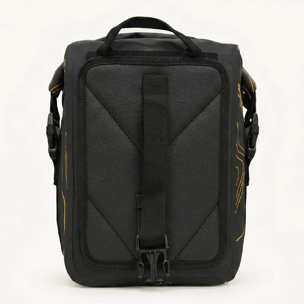 Crash Bar Bag - Water Repellent Motorcycle Luggage 6L (Black) - Image 3