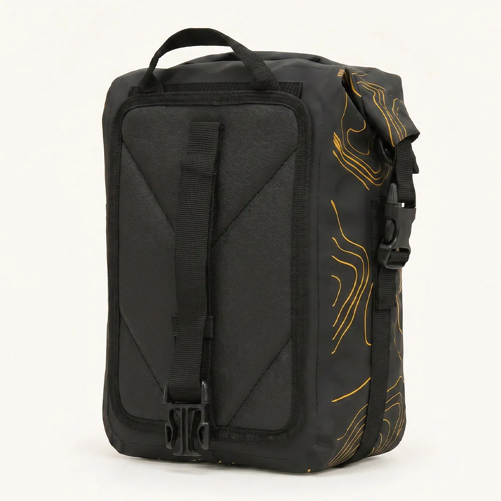 Crash Bar Bag - Water Repellent Motorcycle Luggage 6L (Black) - Image 5