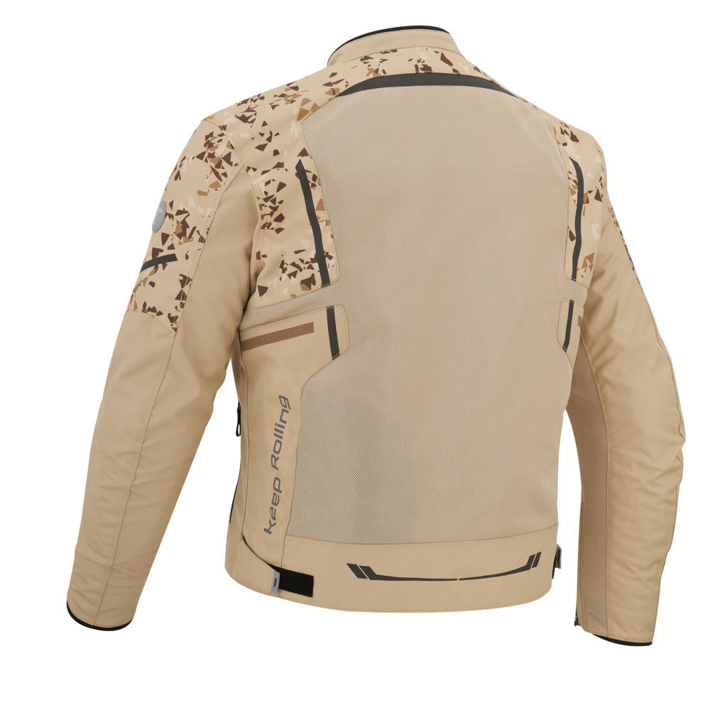 Dalton - Sport Touring Jacket (Khaki) - Image 4