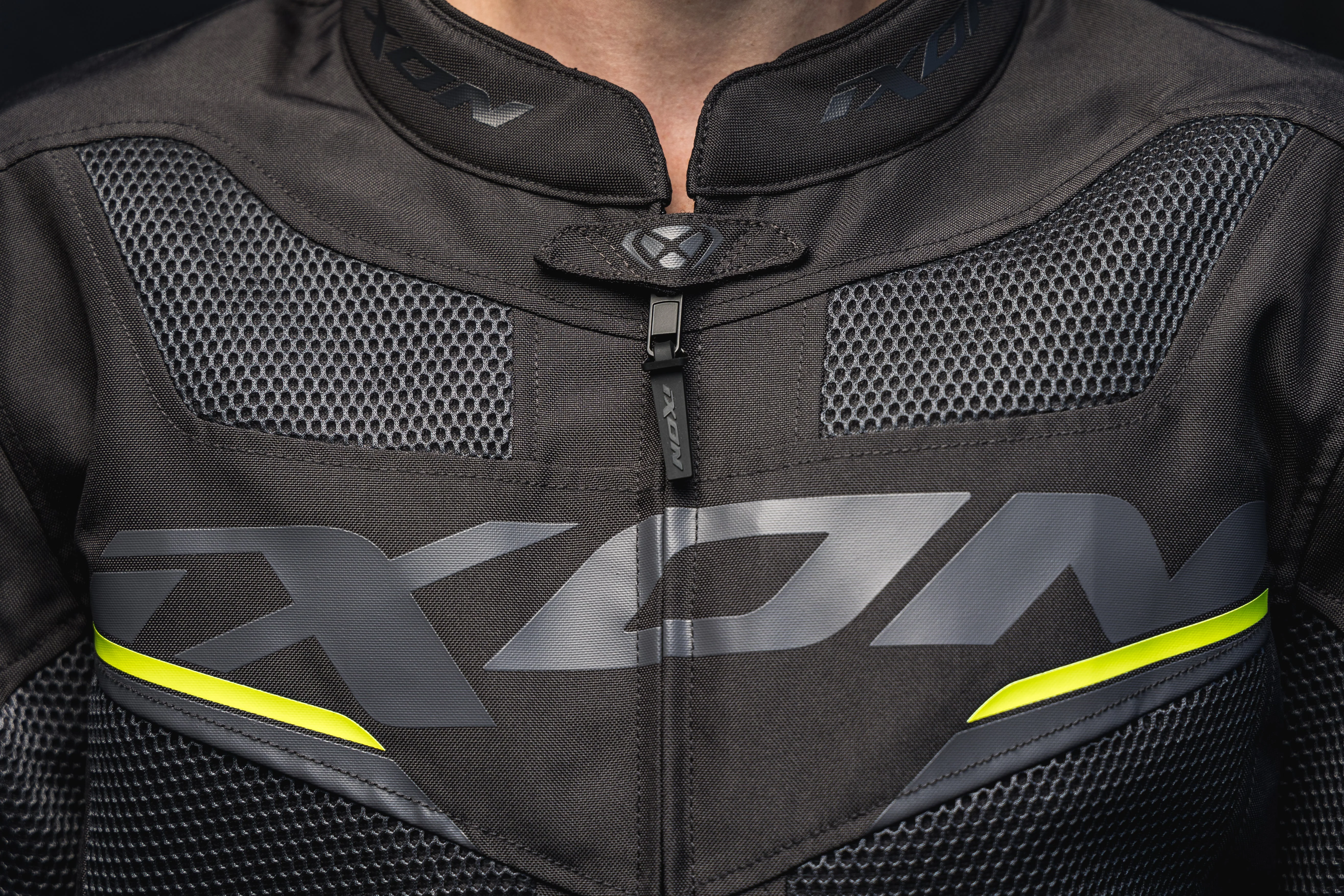 Draco - 3D Mesh Sport Touring Jacket (Anth/Grey/Bright/Yellow) - Image 6