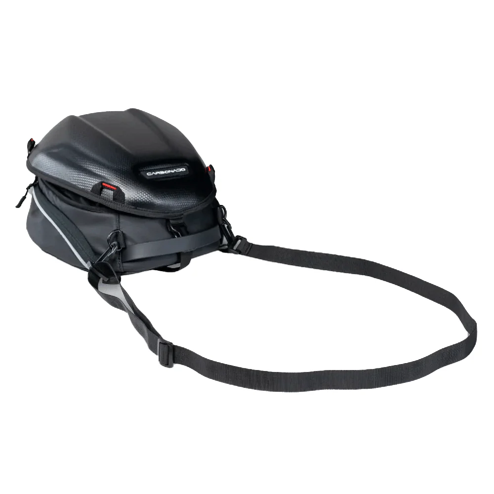 Drift - Hybrid Tank Bag with Rain Cover (Black) - Image 10