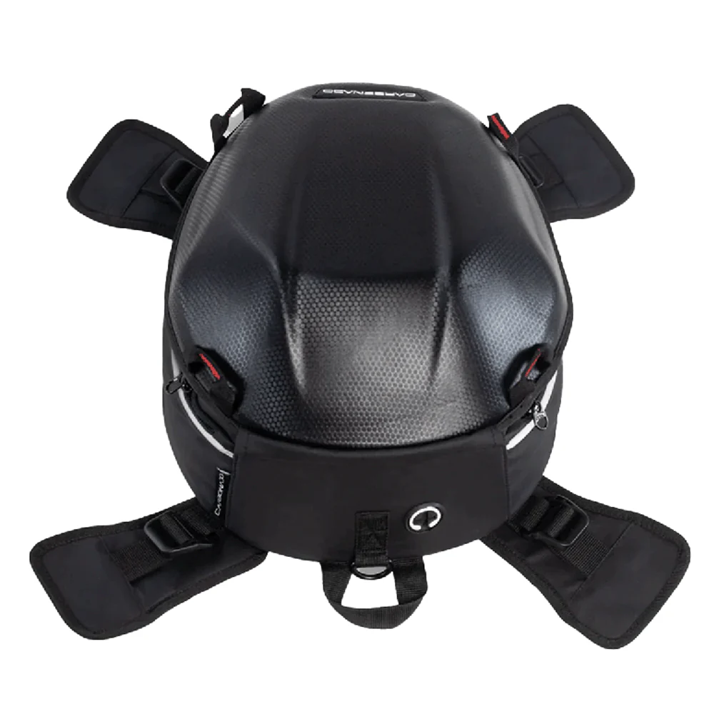 Drift - Hybrid Tank Bag with Rain Cover (Black) - Image 4