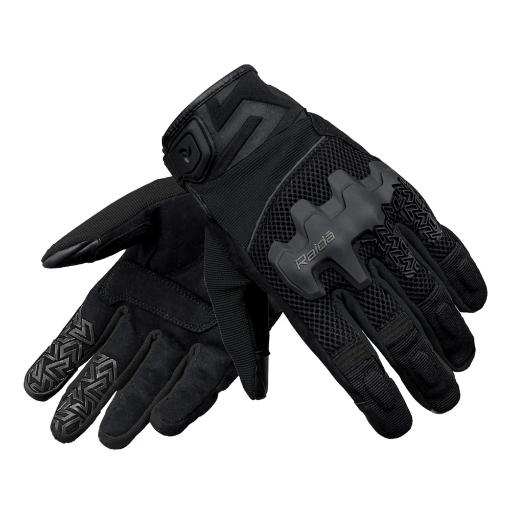 Drift - All Terrain Motorcycle Riding Gloves (Black)