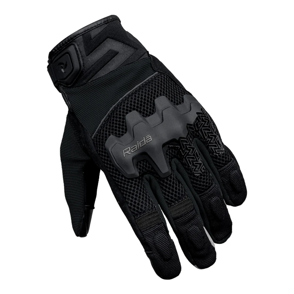 Drift - All Terrain Motorcycle Riding Gloves (Black) - Image 3