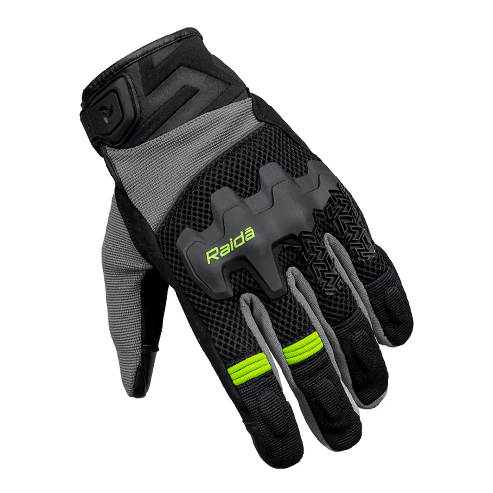 Drift - All Terrain Motorcycle Riding Gloves (Hi-Viz) - Image 2