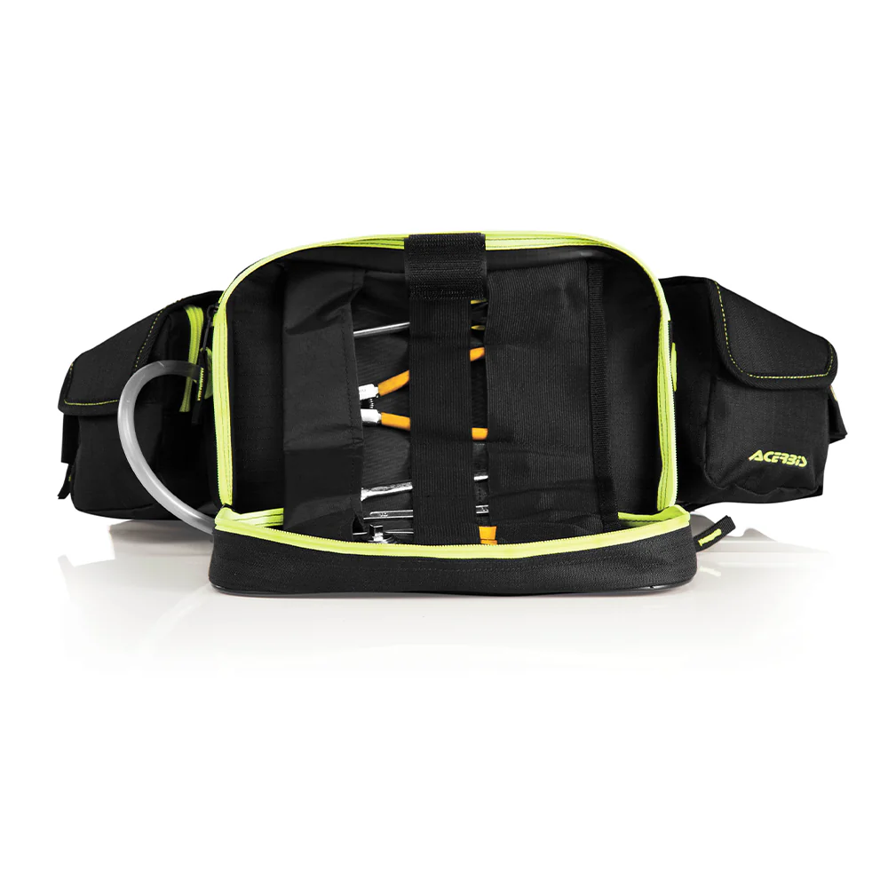 Dromy - 6.5L - Waist Pack with Integrated Hydro bag (Black/Yellow Fluo) - Image 4