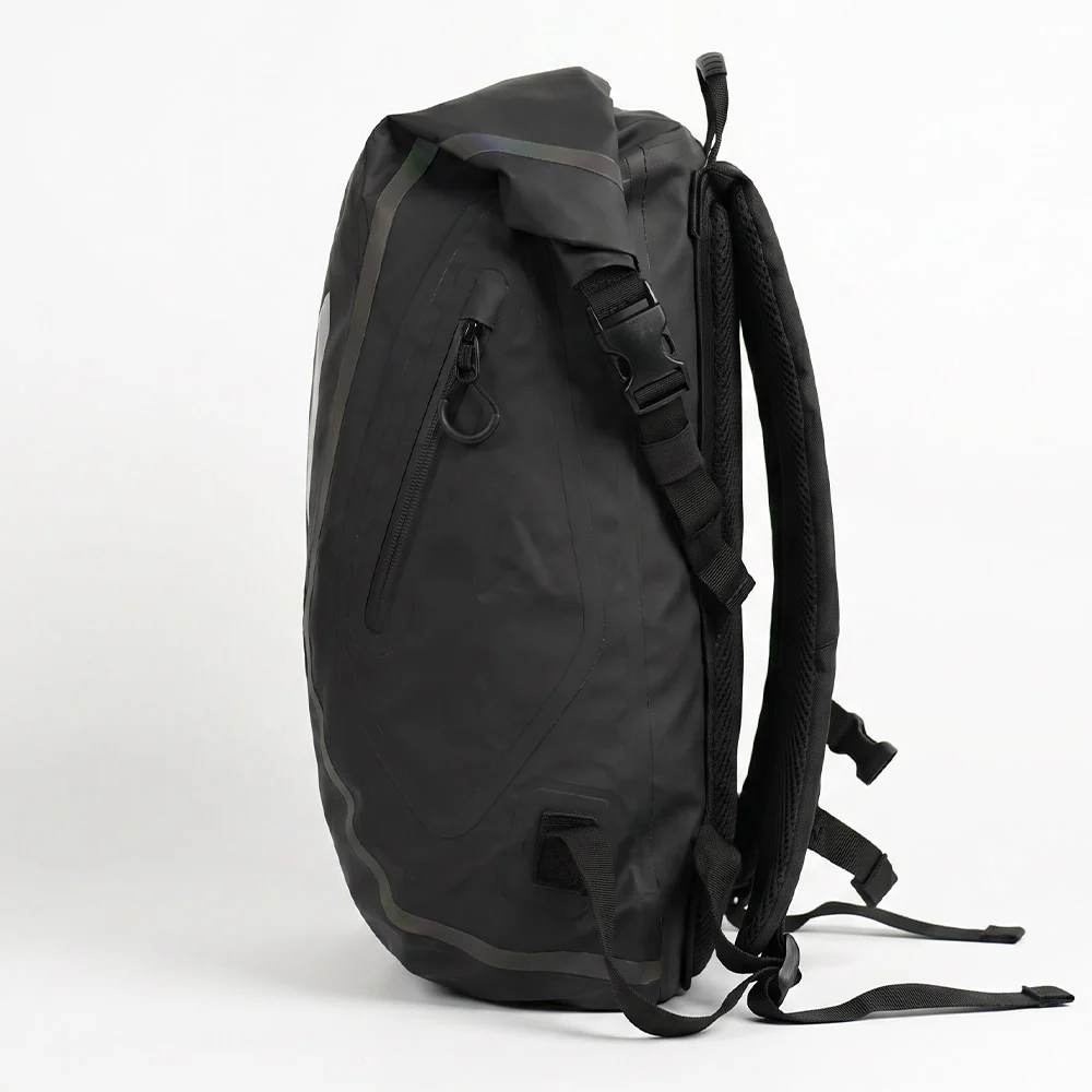 Dry Bagpack - Waterproof Motorcycle Luggage 25L (Black) - Image 3