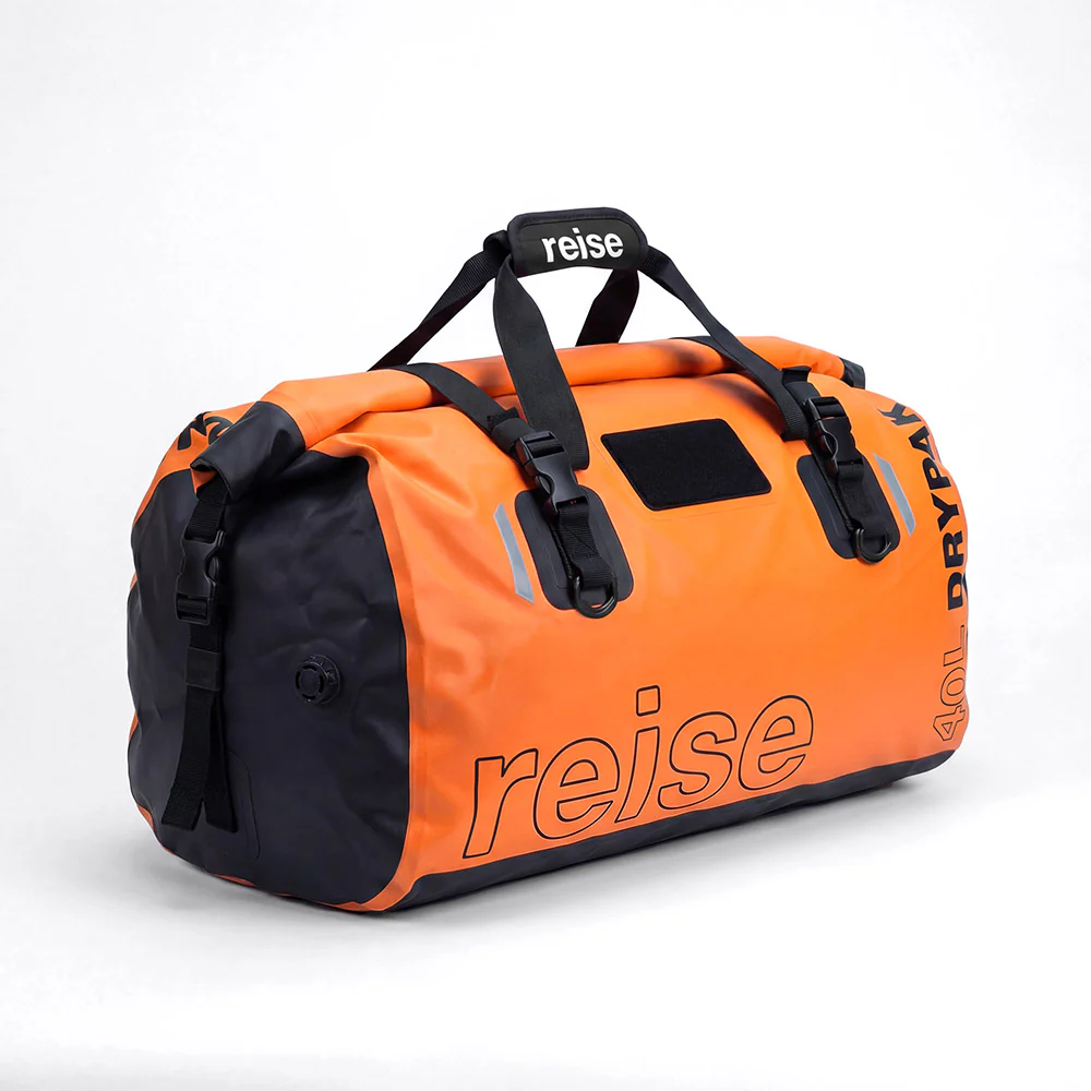 Drypak - Waterproof Motorcycle Tailbag 40L (Orange) - Image 2