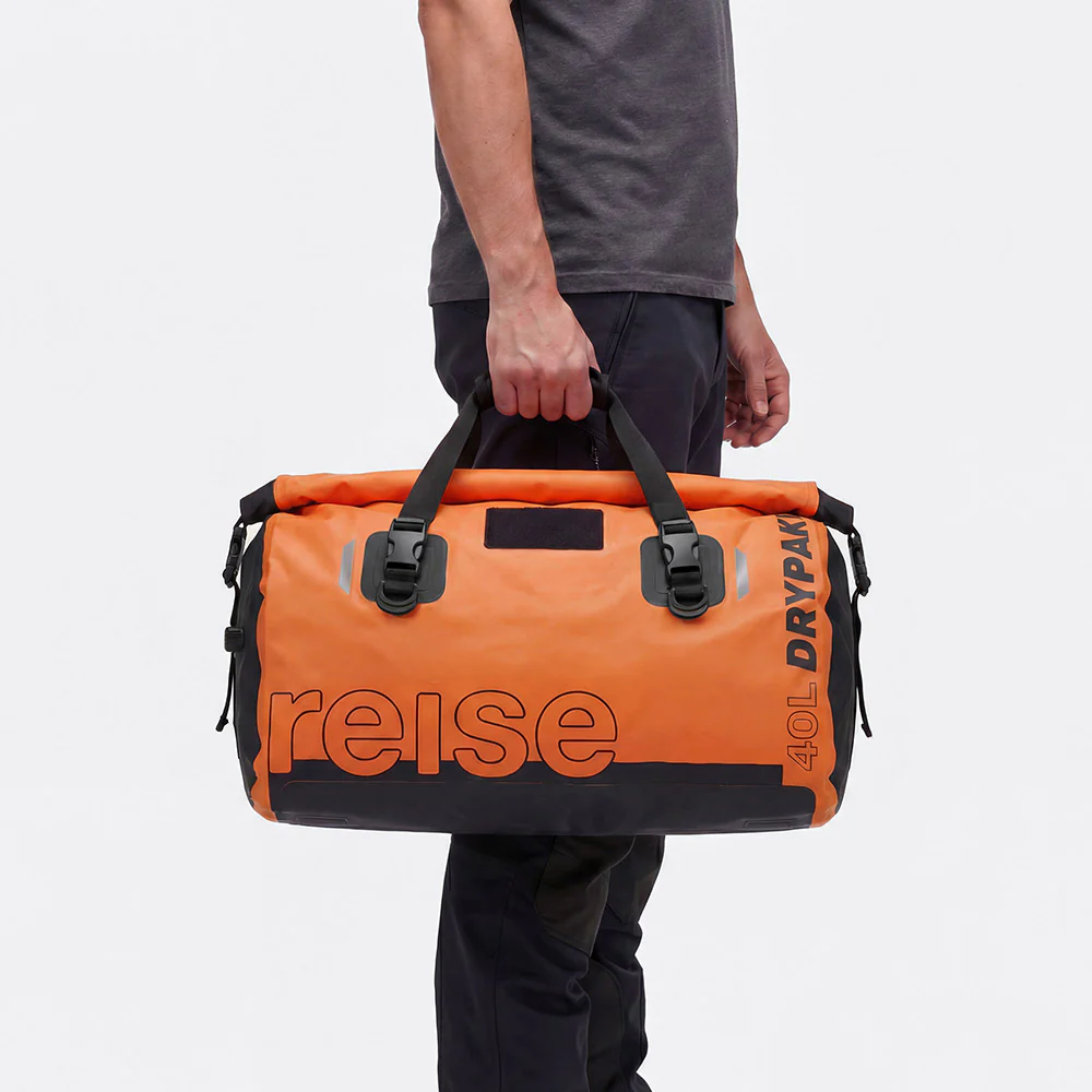Drypak - Waterproof Motorcycle Tailbag 40L (Orange) - Image 3