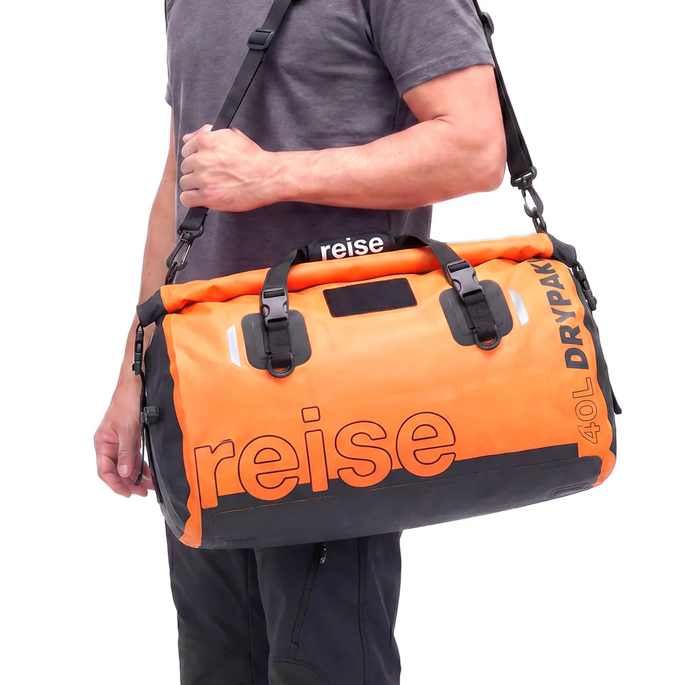 Drypak - Waterproof Motorcycle Tailbag 40L (Orange) - Image 5