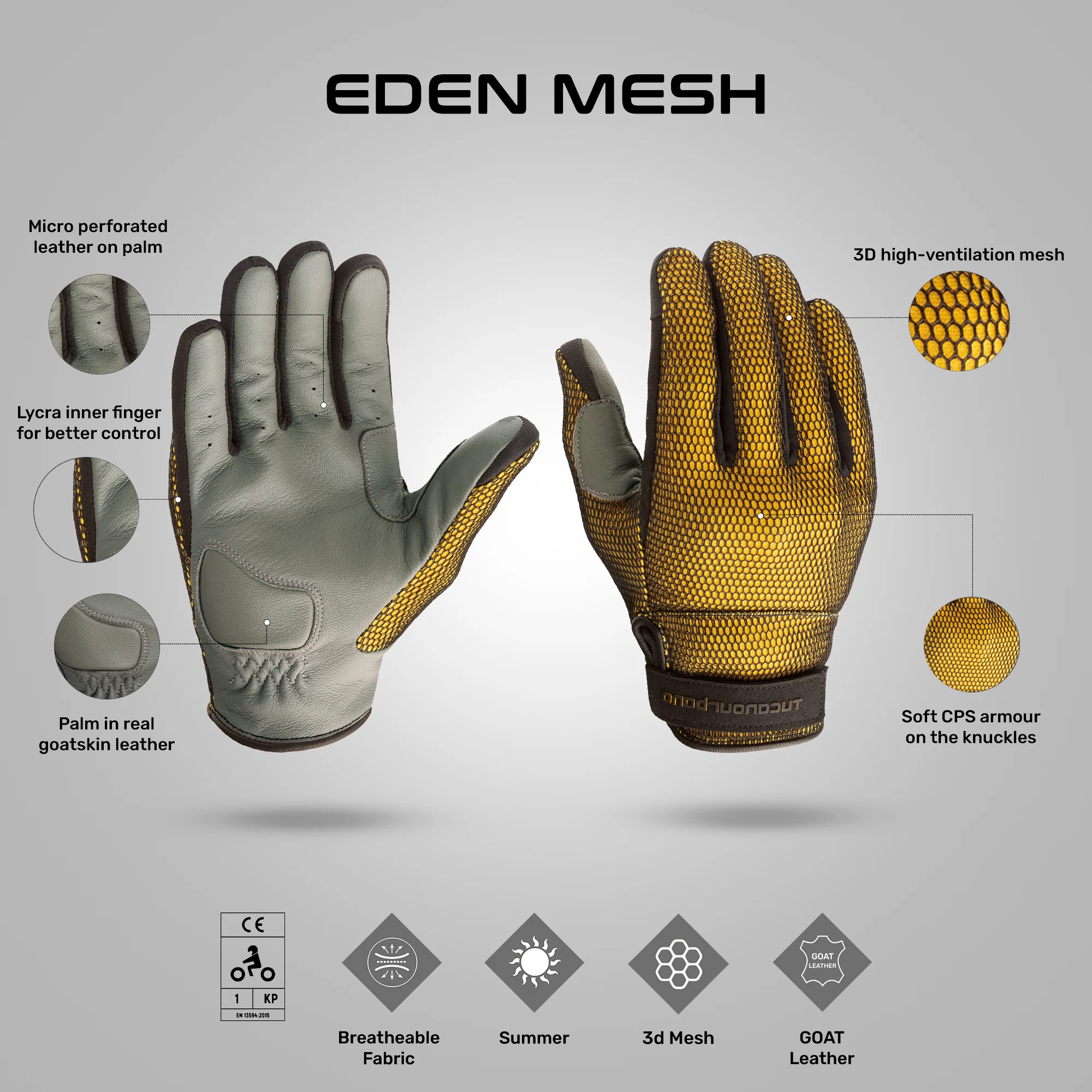 EDEN MESH GLOVES - Image 2
