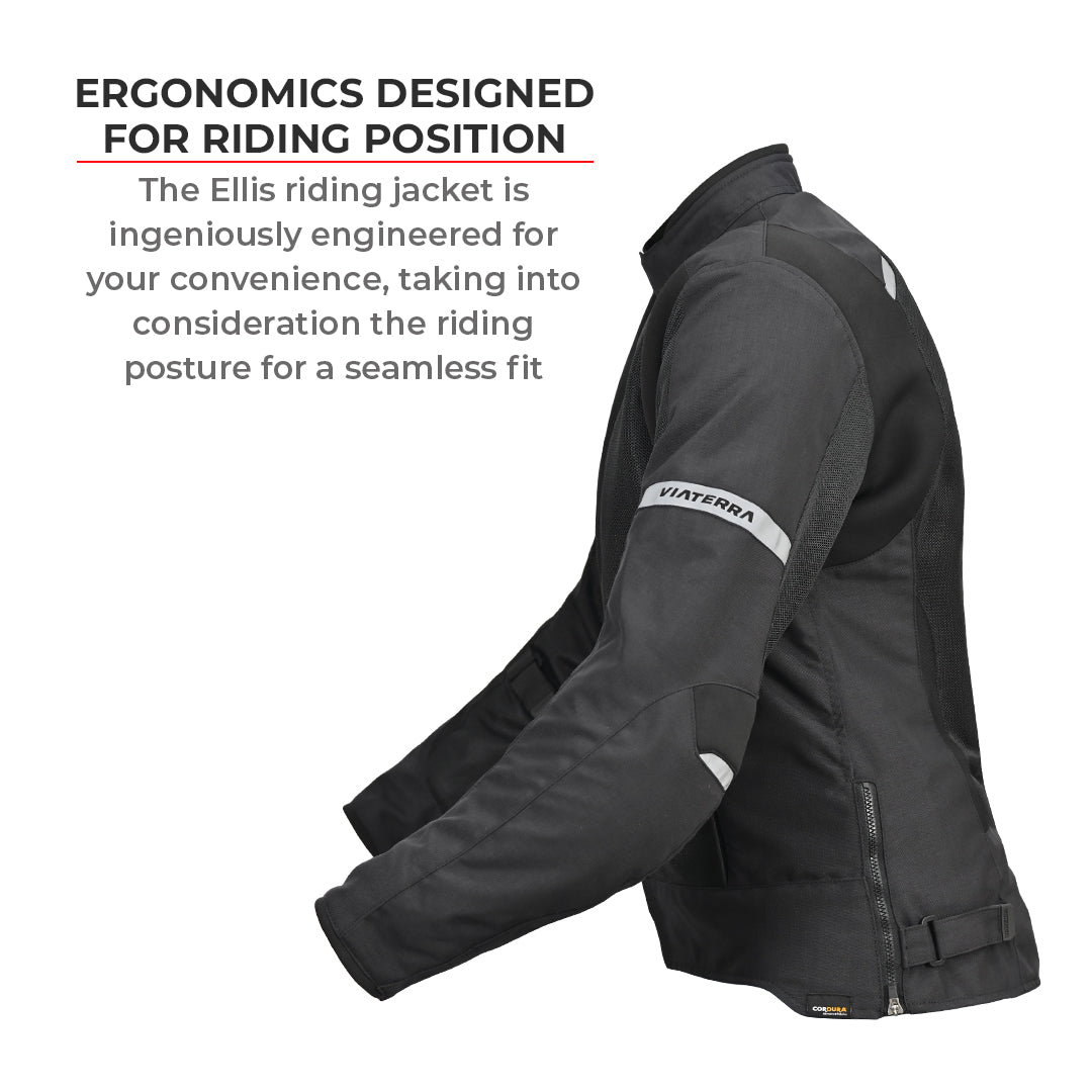 Ellis - CE Certified Women's Riding Jacket (Red) - Image 11
