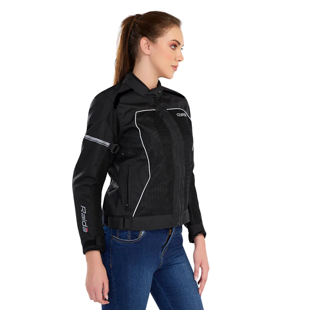 Empress - CE Certified Women's Riding Jacket (Black) - Image 5