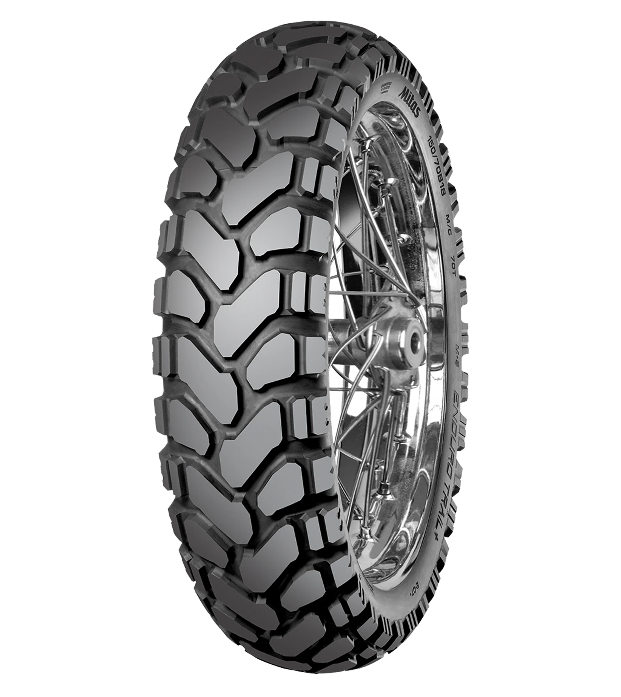 ENDURO TRAIL+ 140/80B18 70T Rear Tubeless Tyre E-07+