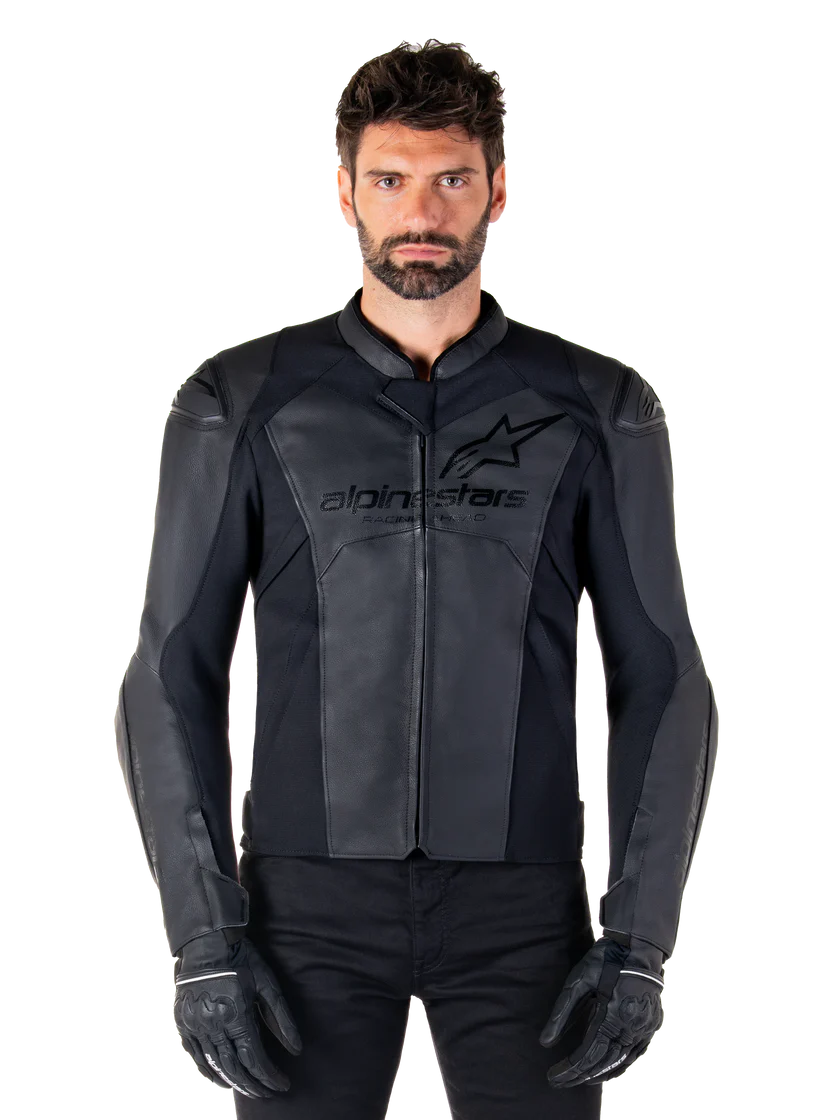 Faster V3 Airflow - Leather Jacket (Black/Black) - Image 3