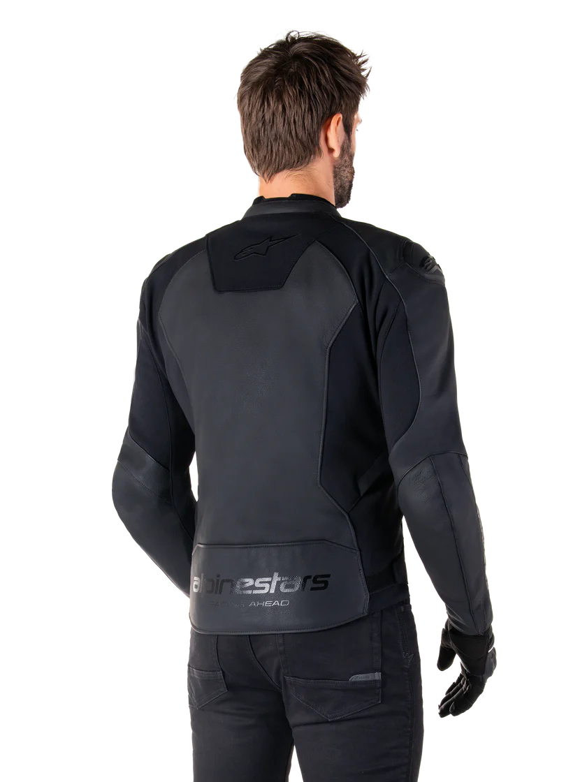 Faster V3 Airflow - Leather Jacket (Black/Black) - Image 7