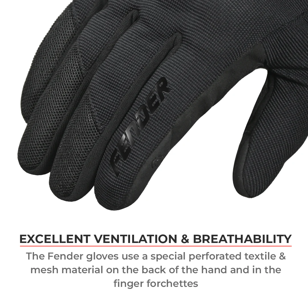 Fender - Half Gauntlet Adventure Touring Gloves - Image 6