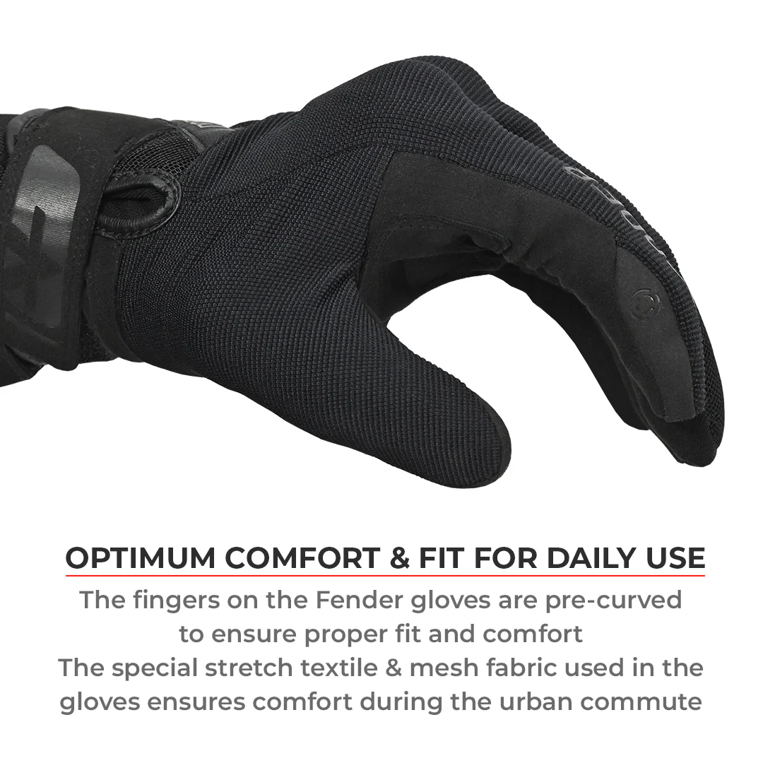 Fender - Half Gauntlet Adventure Touring Gloves - Image 8