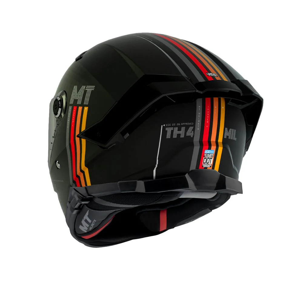 Thunder 4 SV A11 MIL - Motorcycle Riding Helmet (Gloss) - Image 3