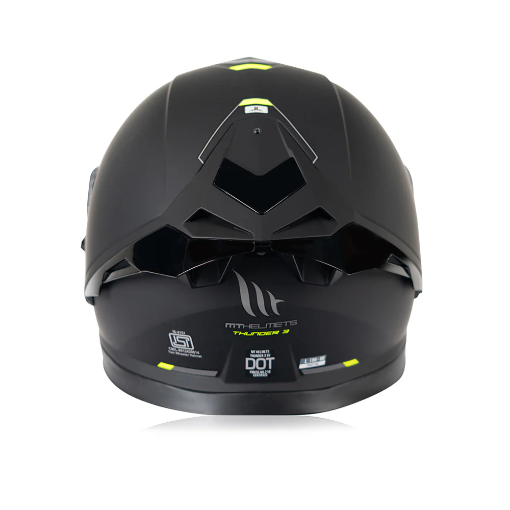 Thunder 3 Sv (Spoiler) Solid A1 - Motorcycle Riding Helmet (Matt) - Image 4