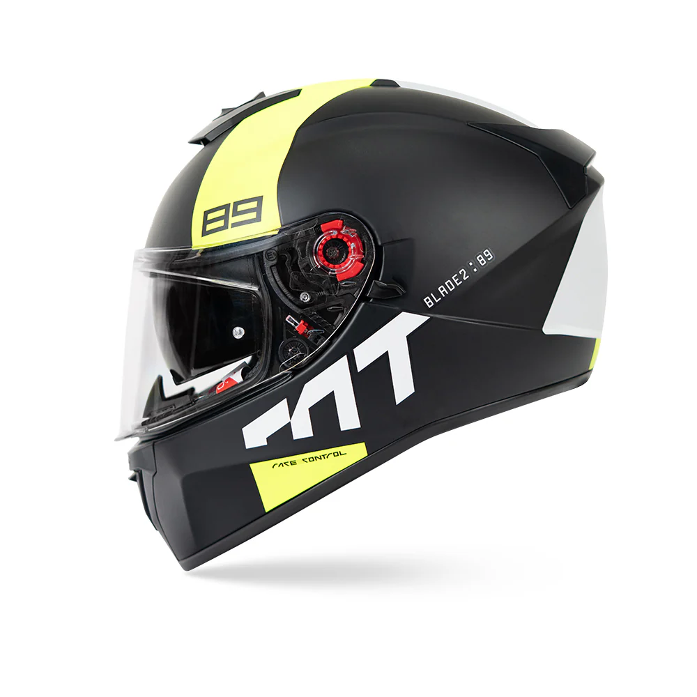 Blade 2 Sv 89 B3 - Motorcycle Riding Helmet (Yellow Fluor)